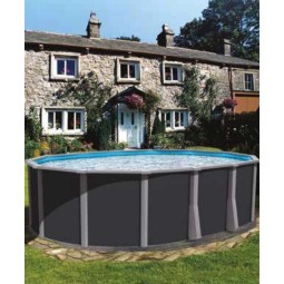 Piscine hors-sol en acier...